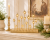 Raz 11" Lighted Gold Star Mantel Christmas Decoration 4657676 - 2