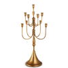 Raz 25.5" Gold Candelabra Christmas Taper Candle Holder 4659188 -2