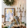 Raz 25.5" Gold Candelabra Christmas Taper Candle Holder 4659188
