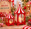 Raz 8.5" or 12.5" Big Top Lantern Christmas Decoration - 4