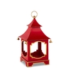 Raz 14" or 18" Red and Gold Bell Pagoda Lantern Christmas Decoration -3