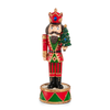 Raz 11.5" Animated Musical Nutcracker Christmas Decoration 4671350 -2