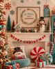 Raz 4' Merry Christmas Felt Christmas Garland G4606766-2