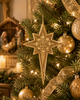 Raz 8" Gold North Star Christmas Ornament 4612218-2