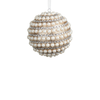 Raz 4" or 5" Pearled Ball Christmas Ornament -3