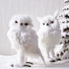 Raz 11" Large White Owl Christmas Ornament 4614014