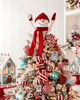 Raz 16" Snowman with Stocking Hat Christmas Tree Topper 4616467-2
