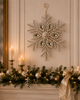 Raz 15" Large Pearl and Jewel Snowflake Christmas Ornament 4617602 - 2