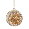 Raz 4" Jeweled Reflector Ball Glass Christmas Ornament 4624628
