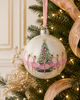 Raz 5" Christmas Ballet Ball Glass Christmas Ornament 4625284-2