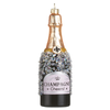 Raz 6" Champagne Bottle Glass Christmas Ornament 4652984