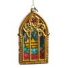 Raz Eric Cortina 6" Crown Window Glass Christmas Ornament 4653167 