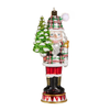 Raz Eric Cortina 7" Plaid Nutcracker Glass Christmas Ornament 4653175