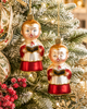 Raz Eric Cortina 5" Holly Street Choir Boys Glass Christmas Ornament 4653178-2