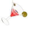 Raz Eric Cortina 5.5" Cosmo Cocktail Glass Christmas Ornament 4653188 -2