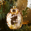 Raz Eric Cortina 3.5" Golden Ginger Jar Glass Christmas Ornament 4653206
