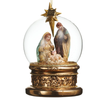 Raz Eric Cortina 5.5" The Blessed Birth Globe Nativity Glass Christmas Ornament 4653231