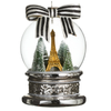 Raz Eric Cortina 5.5" Midnight in Paris Globe Glass Christmas Ornament 4653232
