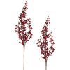 Raz 30" Set of 2 Red Berry Branch Christmas Tree Accessory F4525030
