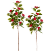 Raz 37" Set of 2 Holly and Red Berry Christmas Tree Spray F4602629