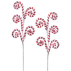 Raz 25" Set of 2 Peppermint Swirl Christmas Tree Spray F4606709