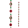 Raz 6' Peppermint Tinsel Christmas Tree Garland G4602475