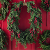 Raz 34" Cedar and Berry Christmas Wreath W4511778