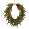 Raz 34" Cedar and Berry Christmas Wreath W4511778 -2