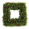 Raz 16" Iced Square Cedar Christmas Wreath W4641771 -2