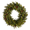 Raz 30" Real Feel Pre-Lit Douglas Fir Pinecone Christmas Wreath W4652012