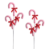 Raz 29" Set of 2 Pink Peppermint Candy Cane Christmas Tree Spray F4606756