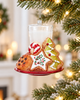 Kurt Adler Noble Gems™ 4.25" Santa Cookies Glass Christmas Ornament NBX0226-6
