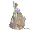 Kurt Adler 14" Fiber Optic LED Ivory & Gold Angel Christmas Tree Topper AD0604 -2