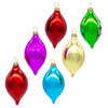 Kurt Adler 88MM Multicolor Reflector Glass Christmas Ornament Set GG1125 -4