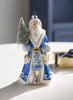 Raz 7" Santa with Tree Glass Christmas Ornament 4352894