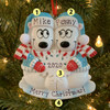 Polar Bear Couple Our First Christmas Personalized Christmas Ornament OR1450 -2