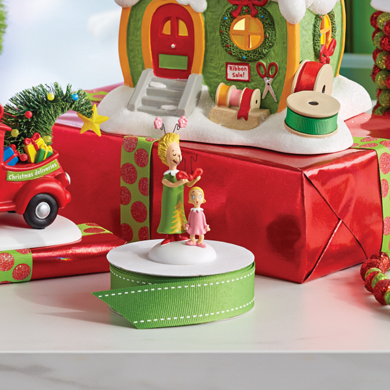 Department 56 The Grinch Village New for 2023 3 pc Set Department 56 Department 56 Village