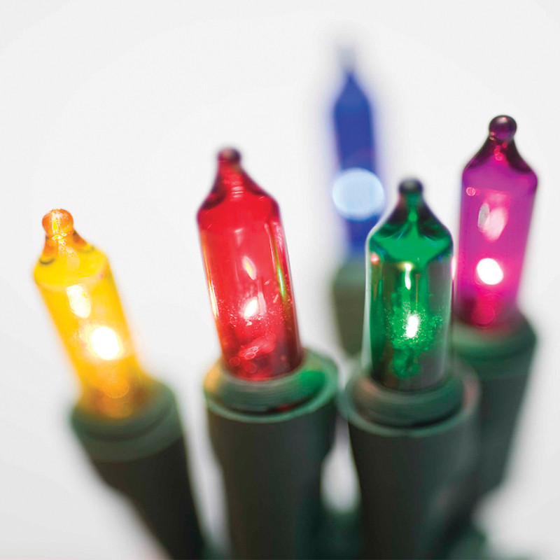 Brite Star 25 Count Multicolor Old Fashioned Ceramic C9 Christmas Light Strand Christmas