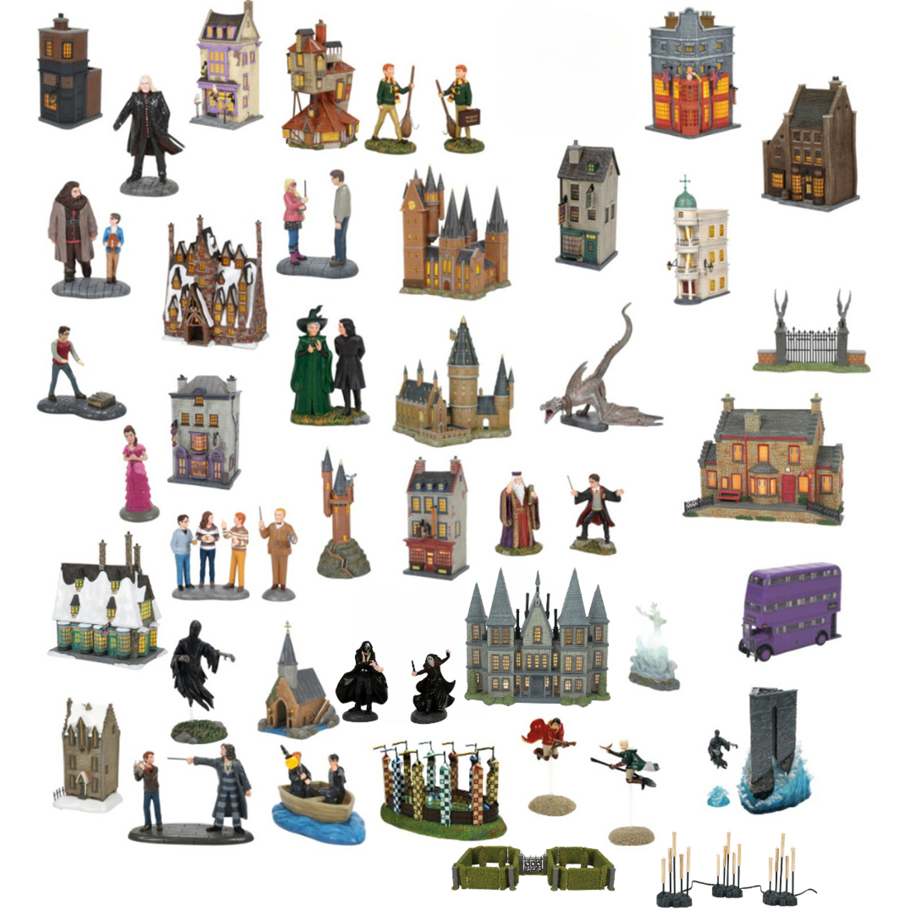 Department 56 Mid Year 2022 Harry Potter Village 4 Pc Set Harry
