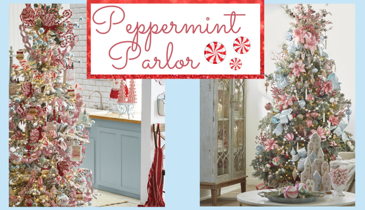 RAZ Imports~4" x 10 Yards~PEPPERMINT CANDY RIBBON~Christmas Wreath/Garland/Tree 