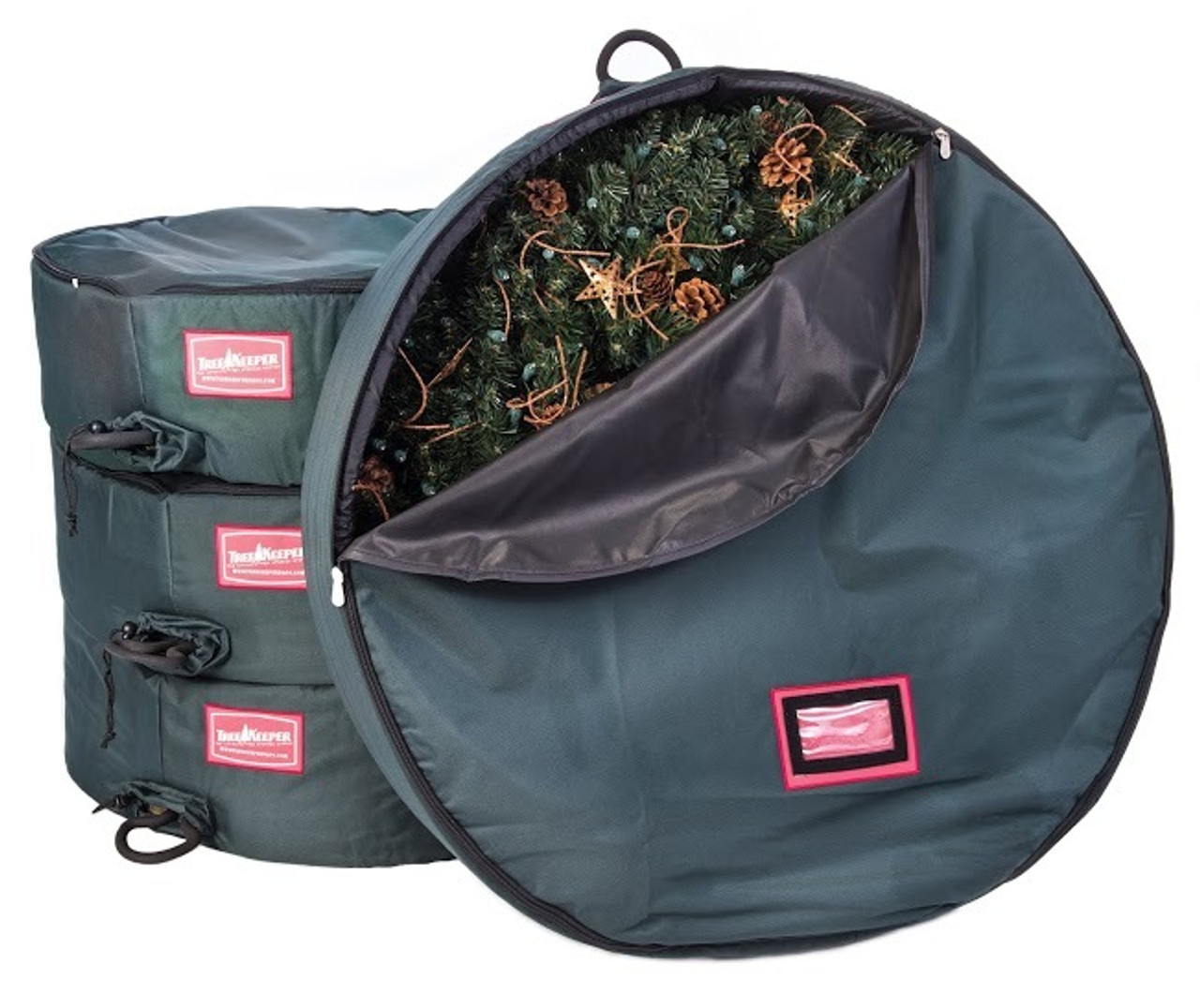 Treekeeper 36" Foam Lined Wreath Keeper with Removable Handle