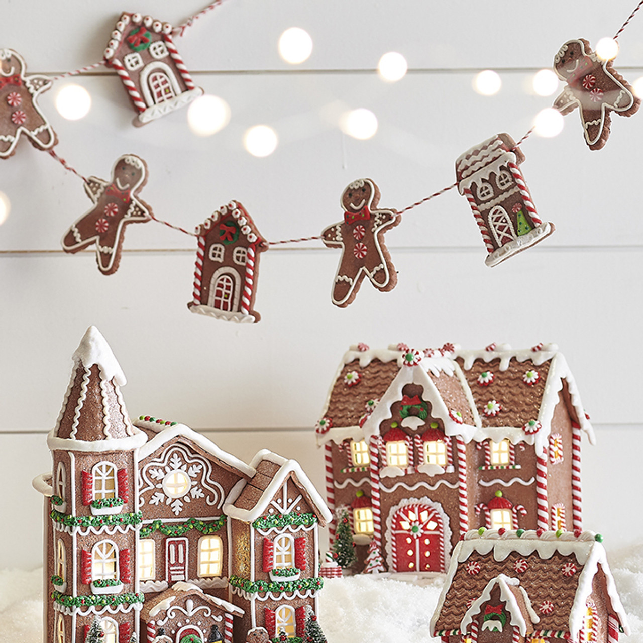 Raz 30 Gingerbread Cookie Christmas Garland Raz Imports Raz Christmas Raz Home Decor