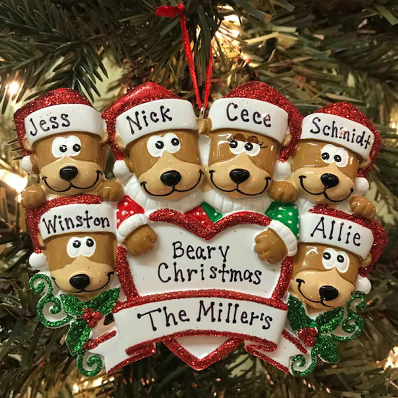 unique personalized christmas ornaments