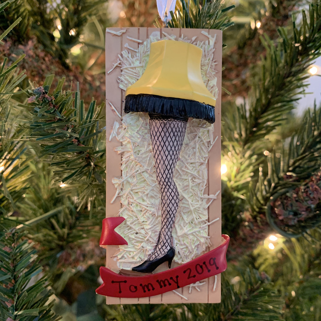 hallmark a christmas story leg lamp christmas ornament