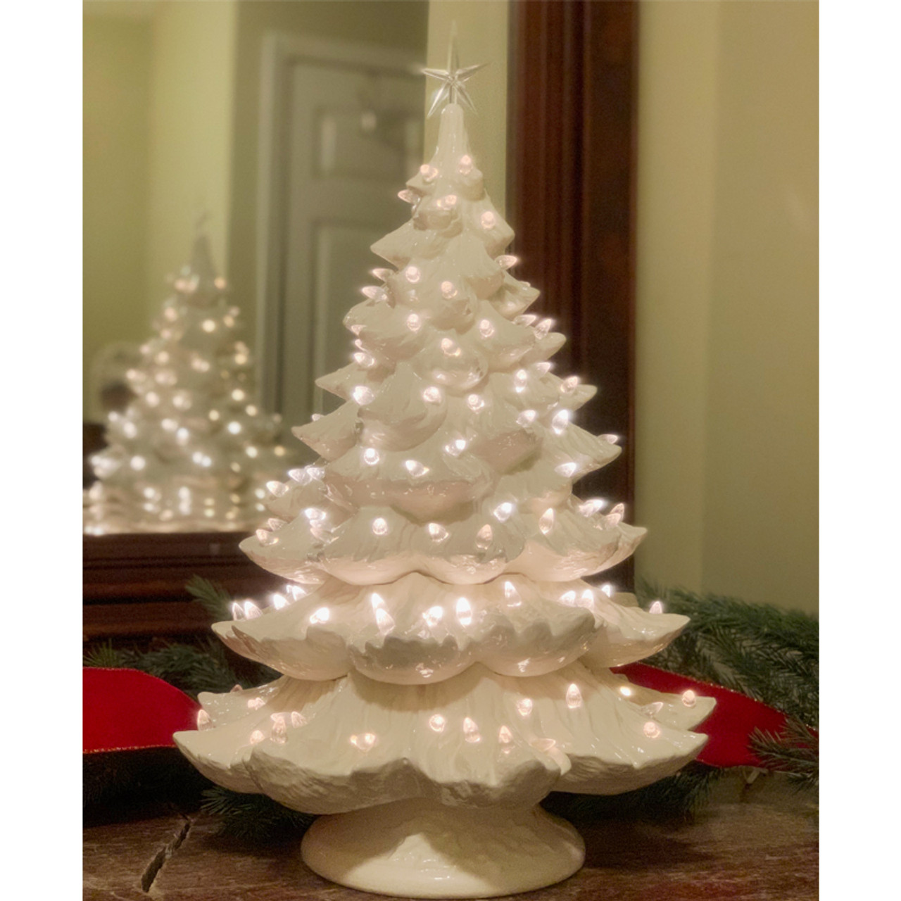 large ceramic christmas tree