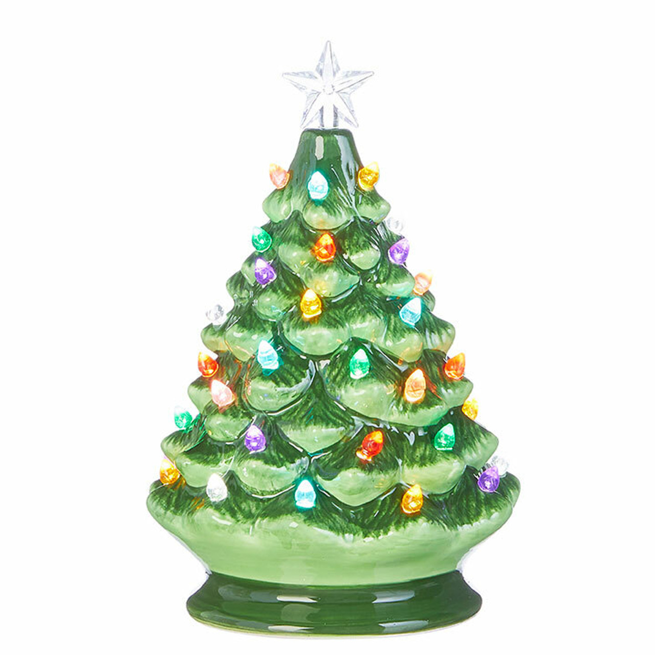 battery operated ceramic tree