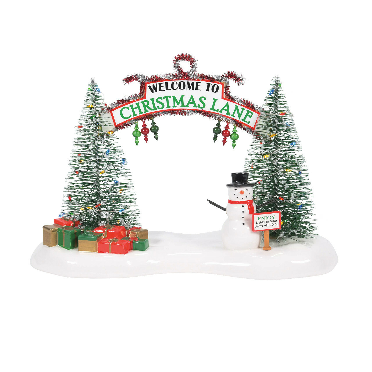 Department 56 Collections Classic Christmas Walls Figurine Village Accessory Multicolor