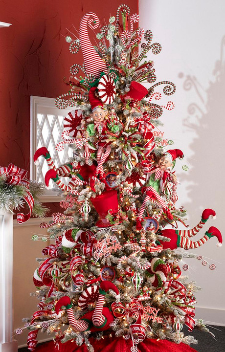 DECORATING MY CHRISTMAS TREE 2020!  Traditional Burgundy, Red & White  theme 