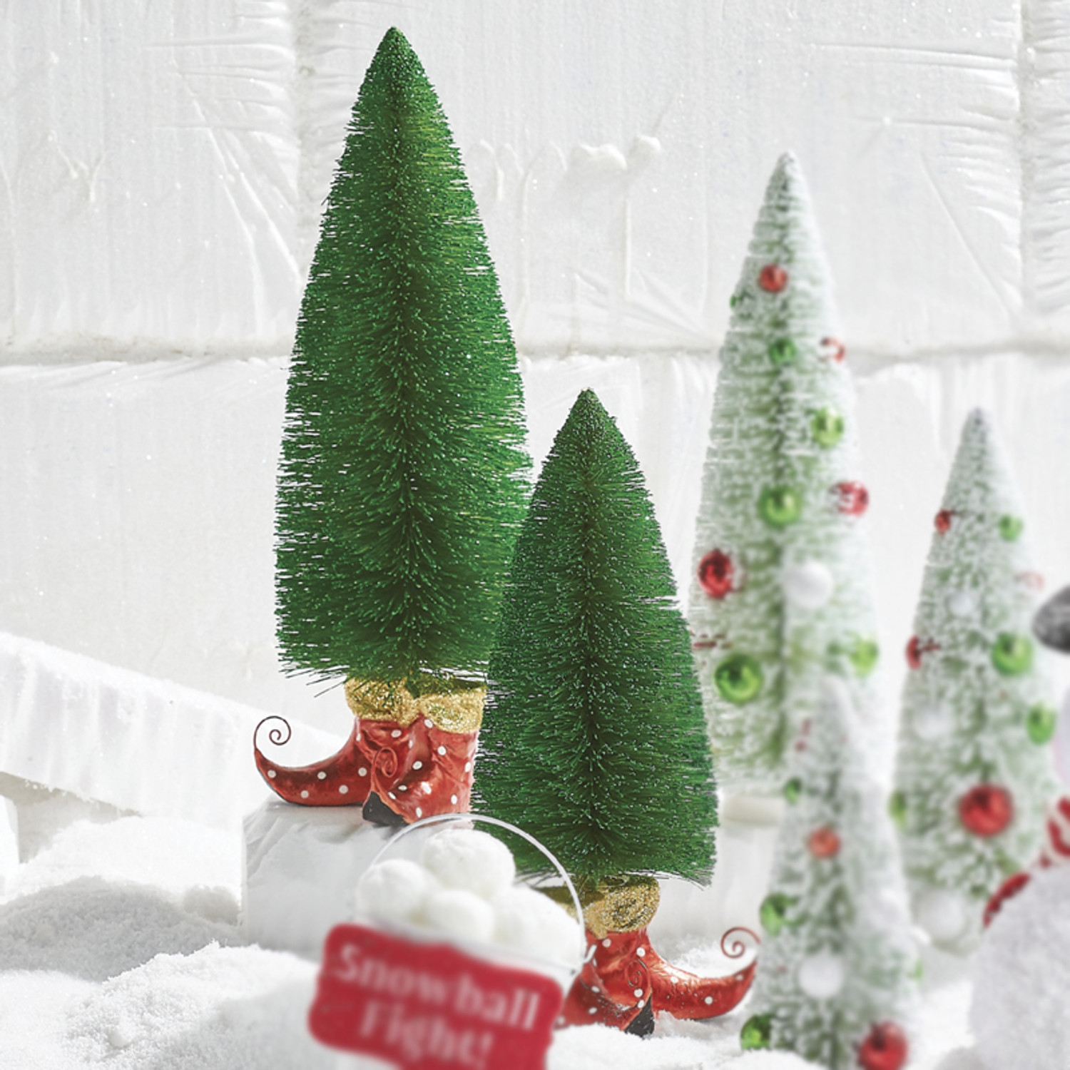 Grinch Christmas Ornaments Bells Balls Whimsical Tree Decor Polka Dot 6 Set  New