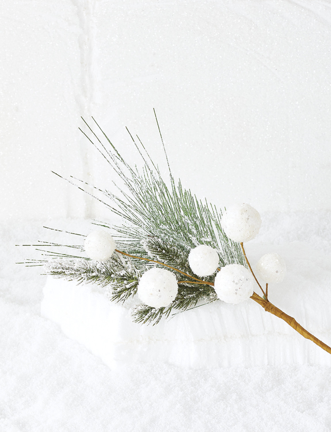 Raz 20 Snowball and Greenery Christmas Tree Pick, Raz Imports, Raz  Christmas, Christmas tree accessories